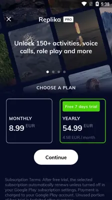Replika android App screenshot 4